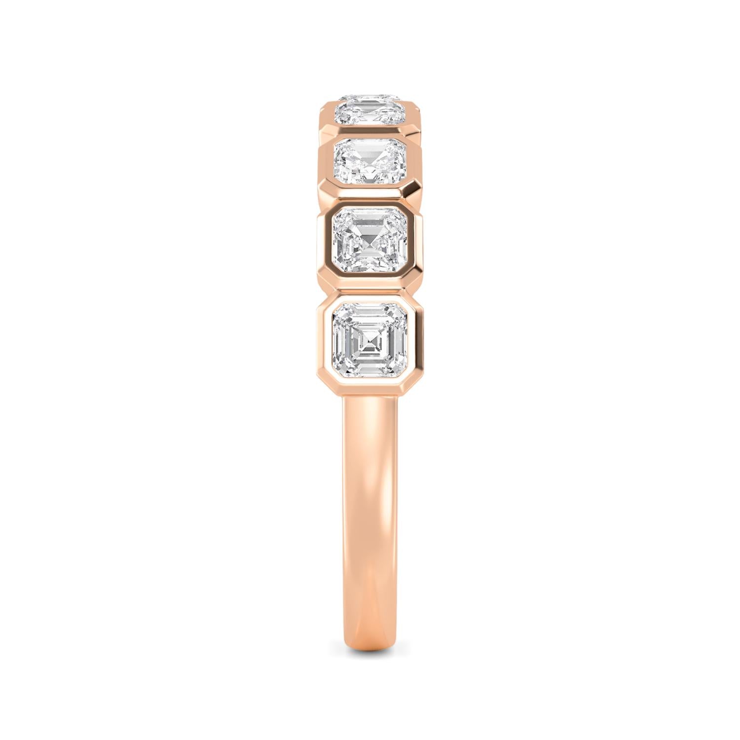 Gilda Asscher Ring - rose gold - side/angle view