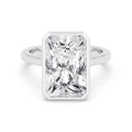 Bold Bezel 8ct Ring - white gold product image 1