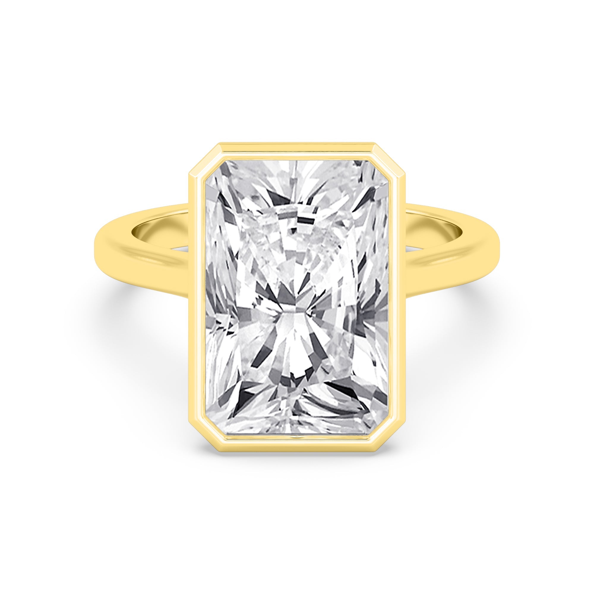 Bold Bezel 8ct Ring