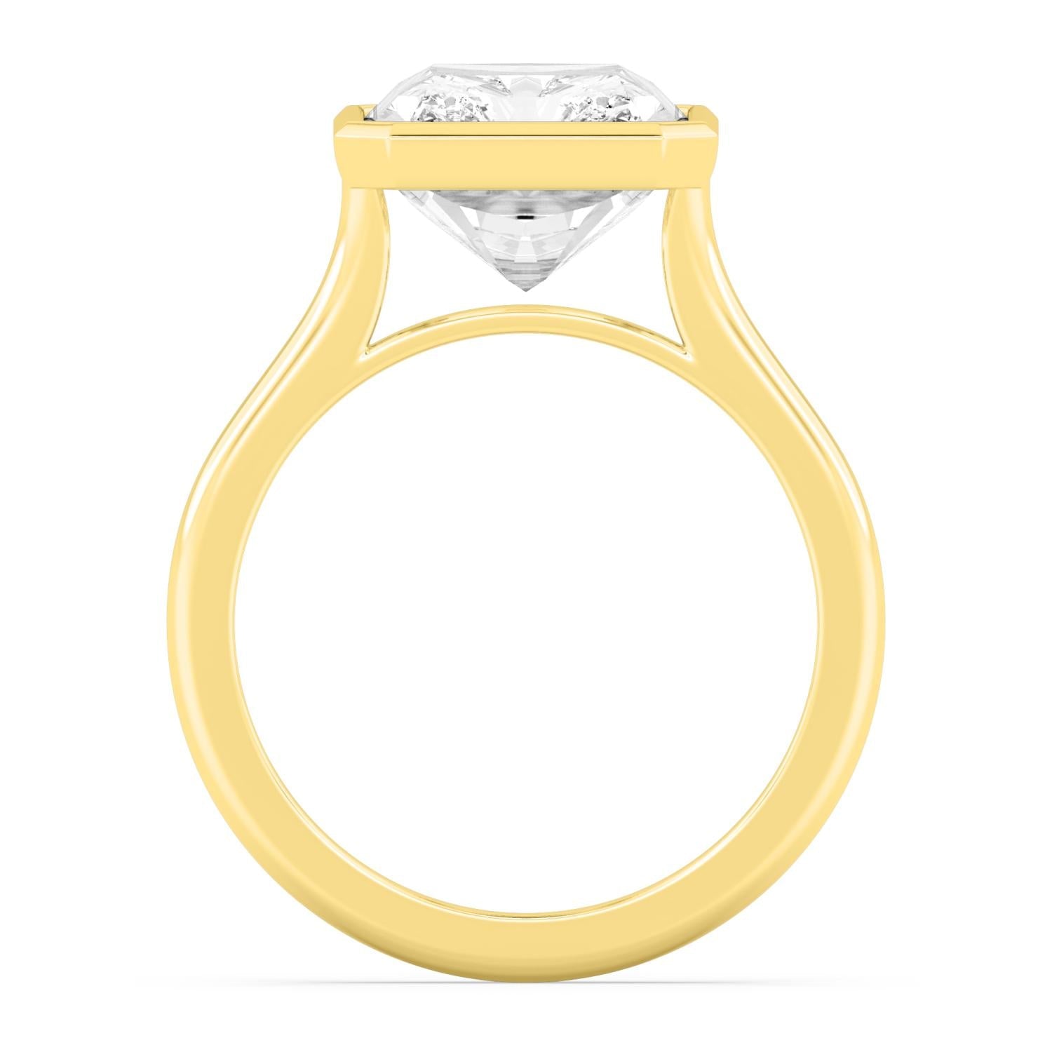 Bold Bezel 8ct Ring - yellow gold product image 4