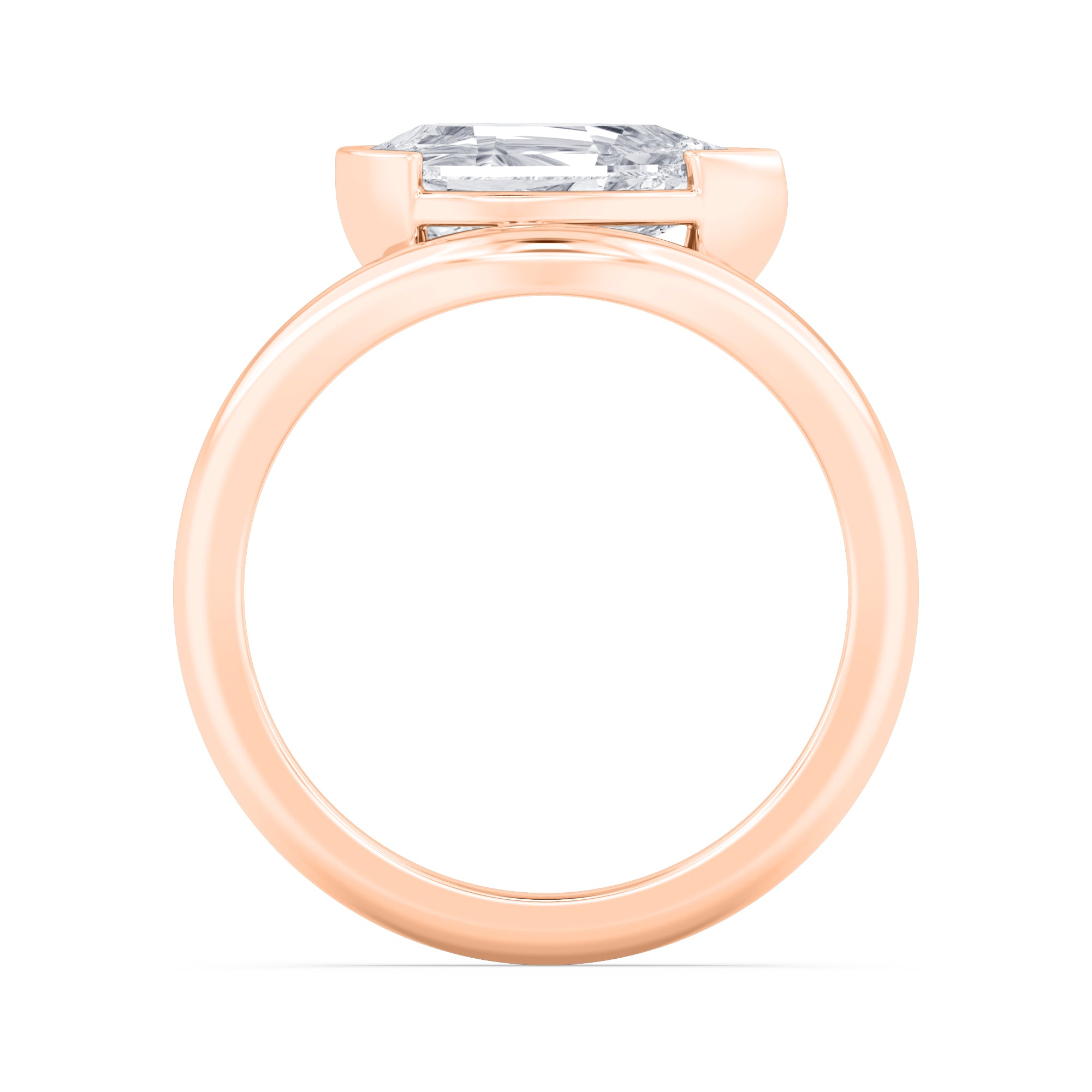 Miu Pear Ring - rose gold product image 2