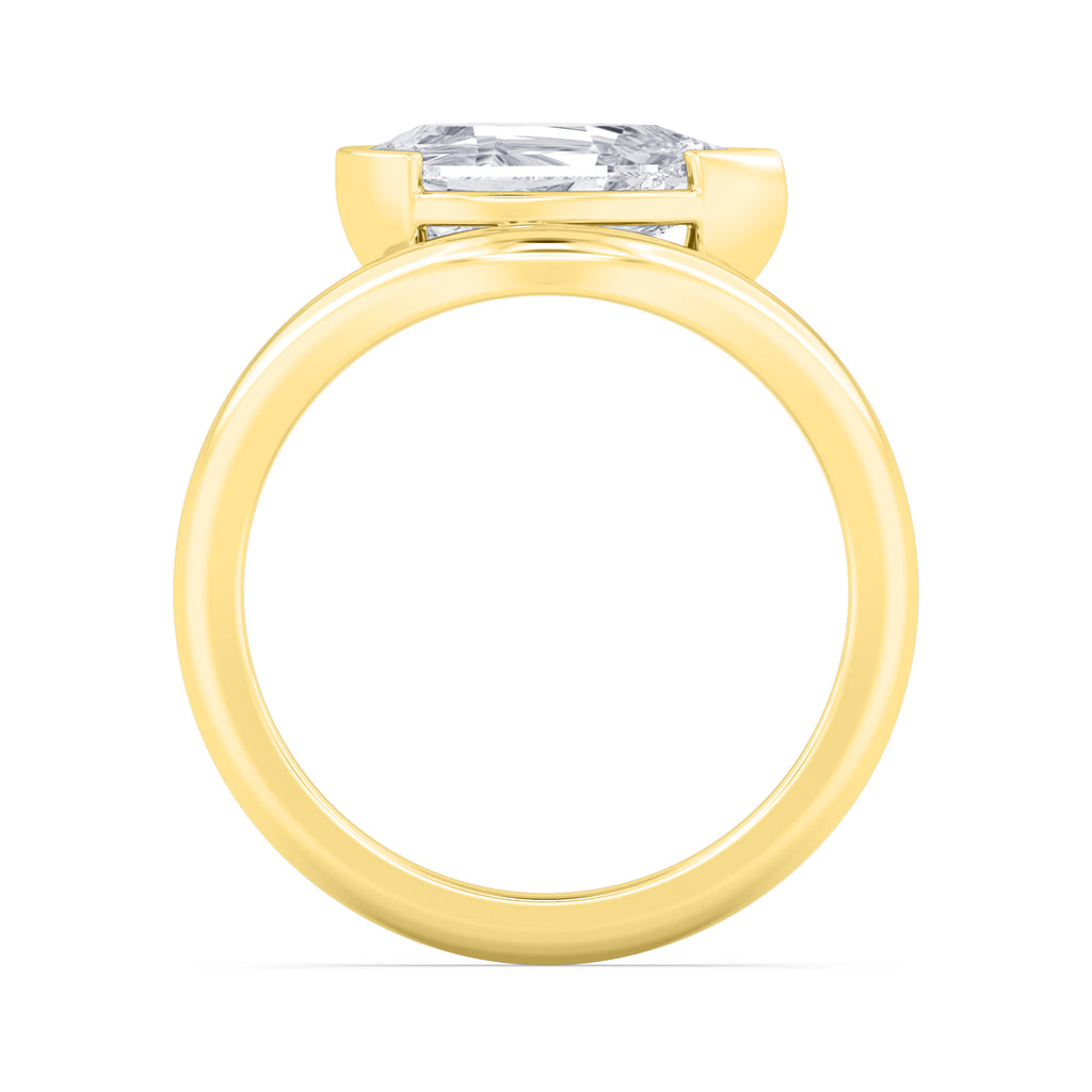 Miu Pear Ring - yellow gold product image 2