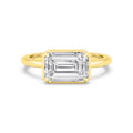 Palais Emerald Ring - 14k yellow gold view 1