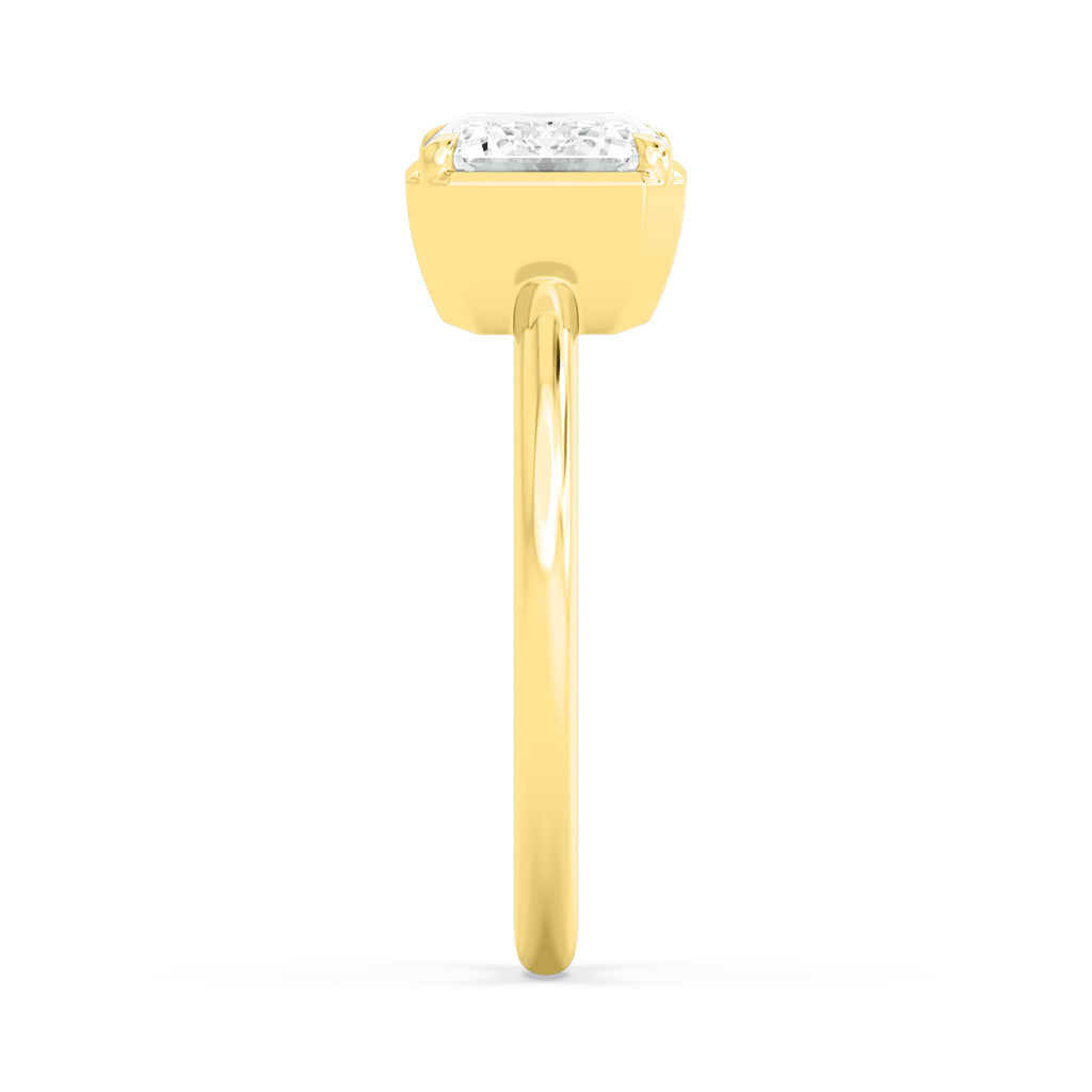 Palais Emerald Ring - 14k yellow gold view 3