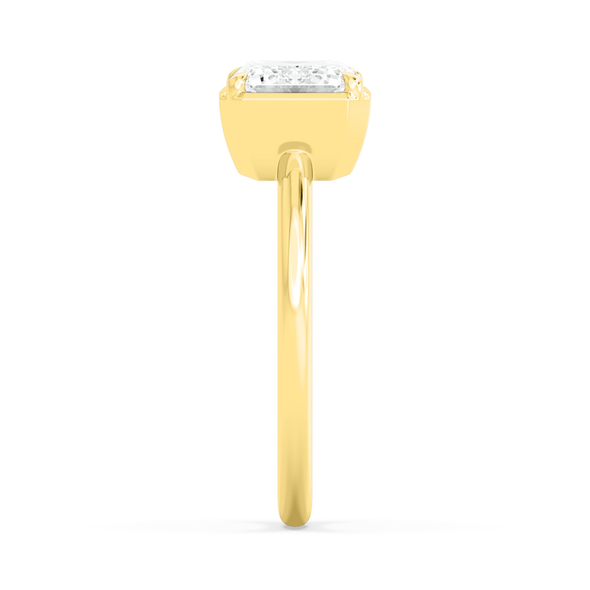 Palais Emerald Ring - 14k yellow gold view 3