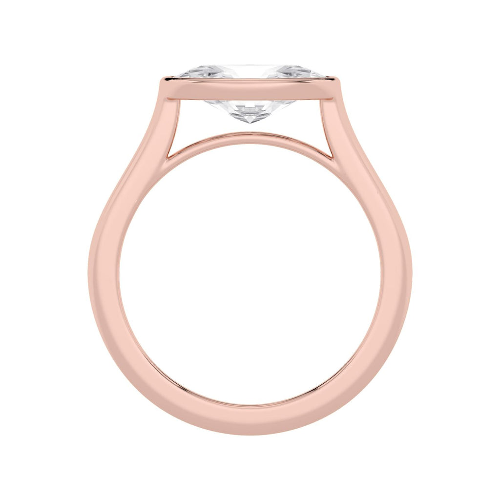 1.50ct Marquise Lab Diamond Engagement Ring in 10ct Gold - rose gold product image 4