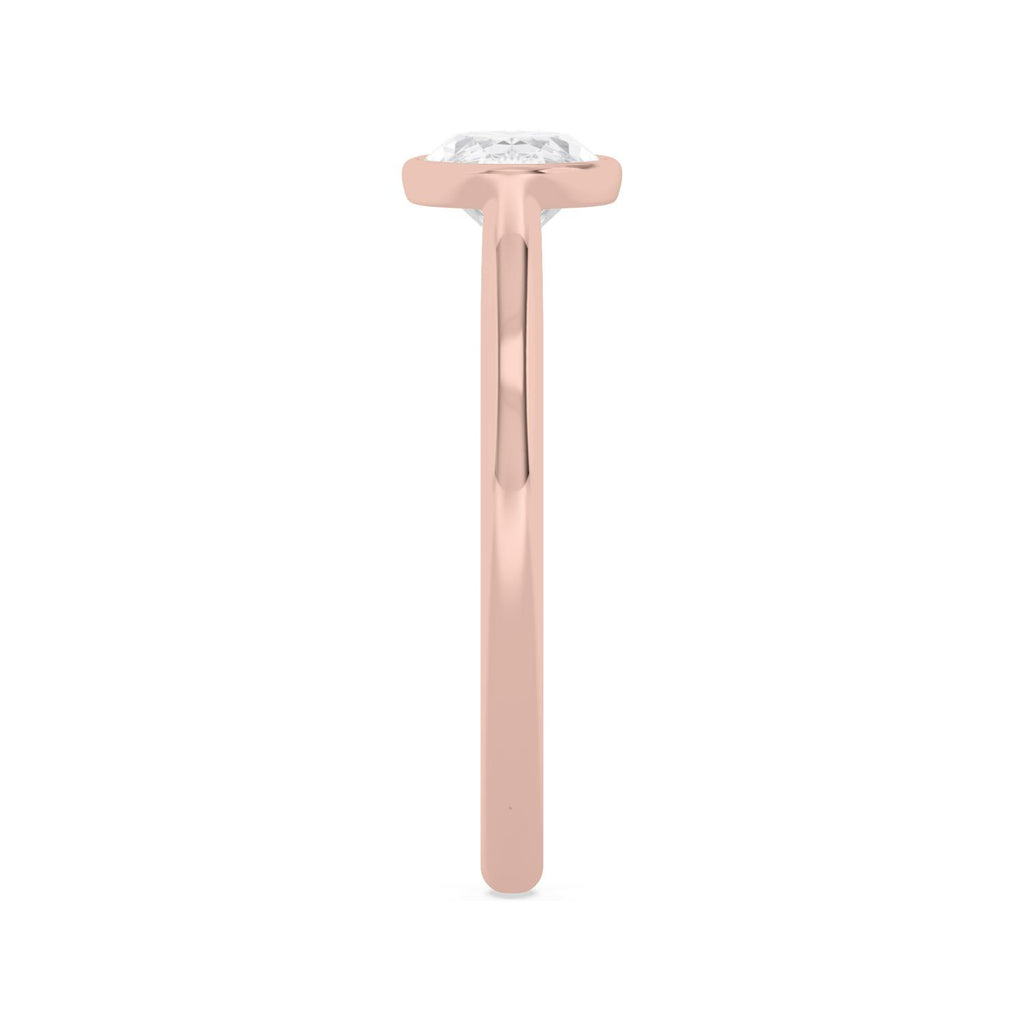 1.50ct Marquise Lab Diamond Engagement Ring in 10ct Gold - rose gold product image 5