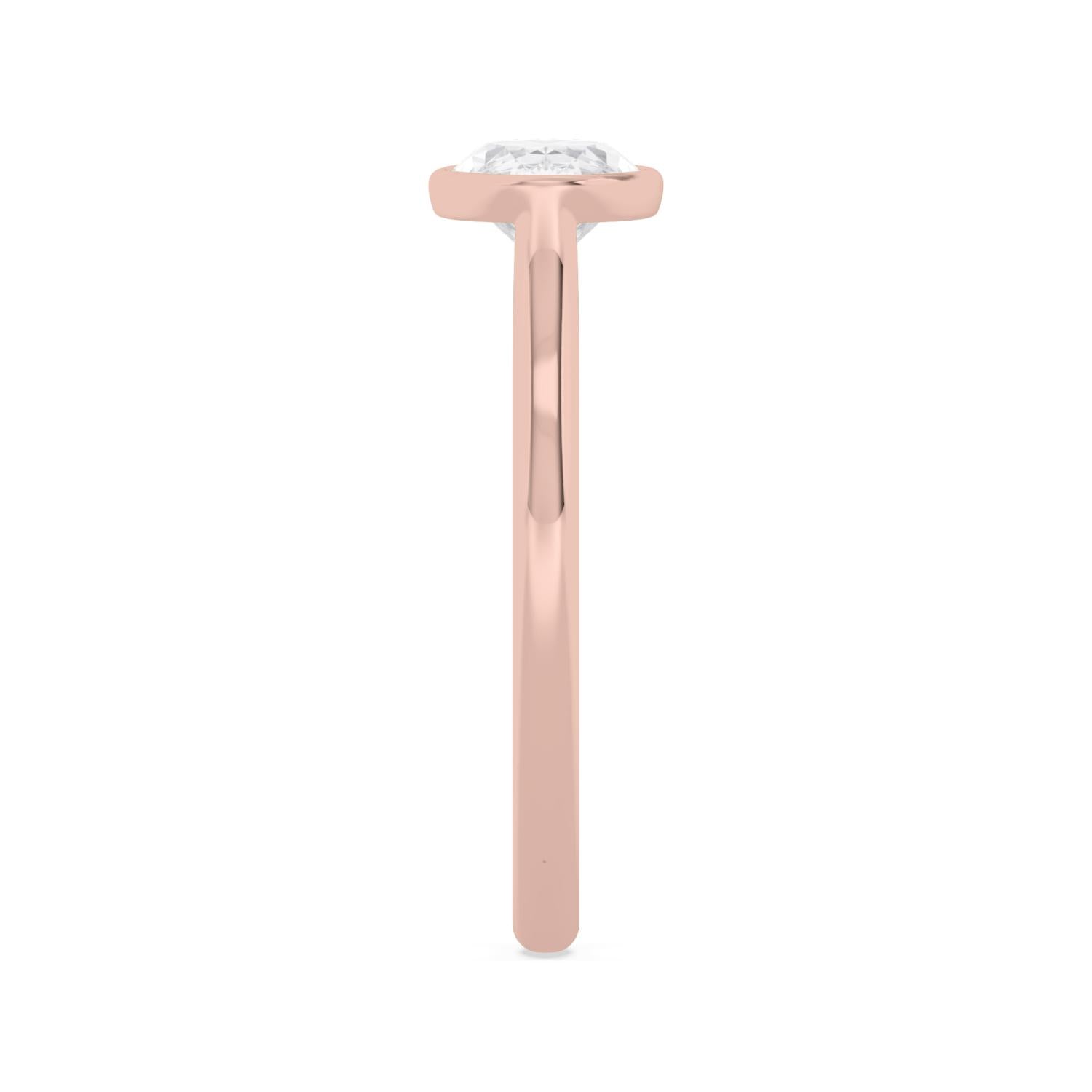 1.50ct Marquise Lab Diamond Engagement Ring in 10ct Gold - rose gold product image 5