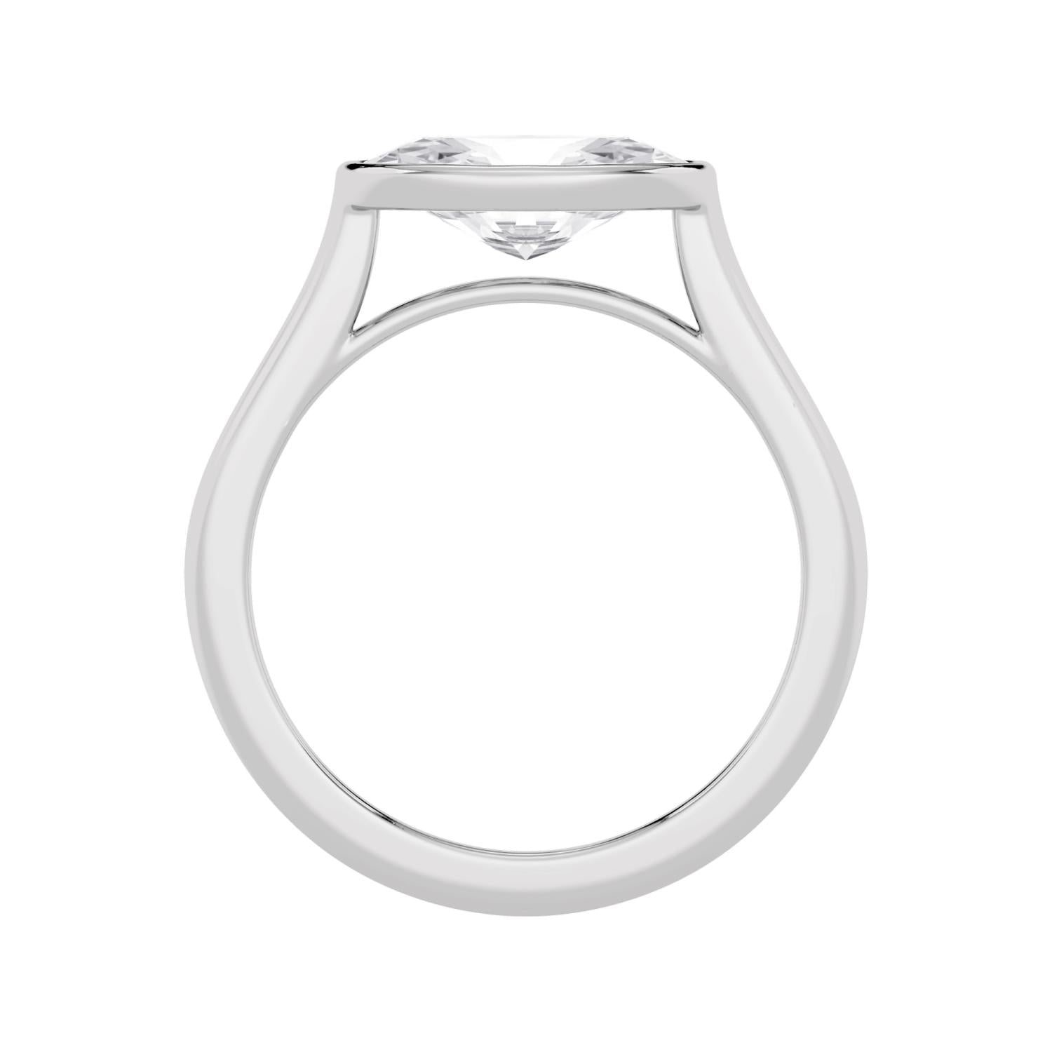 1.50ct Marquise Lab Diamond Engagement Ring in 10ct Gold - white gold product image 4