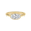 1.50ct Marquise Lab Diamond Engagement Ring in 10ct Yellow Gold - product image 1