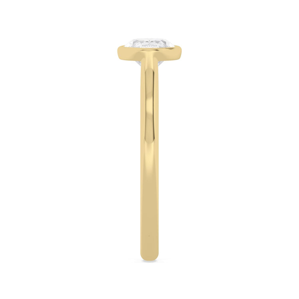 1.50ct Marquise Lab Diamond Engagement Ring in 10ct Gold - yellow gold product image 5