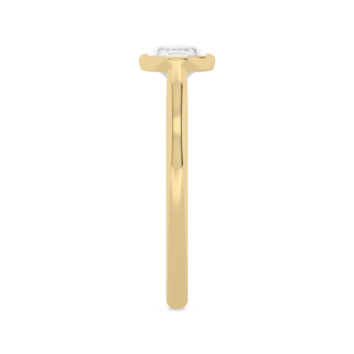 1.50ct Marquise Lab Diamond Engagement Ring in 10ct Gold - yellow gold product image 5