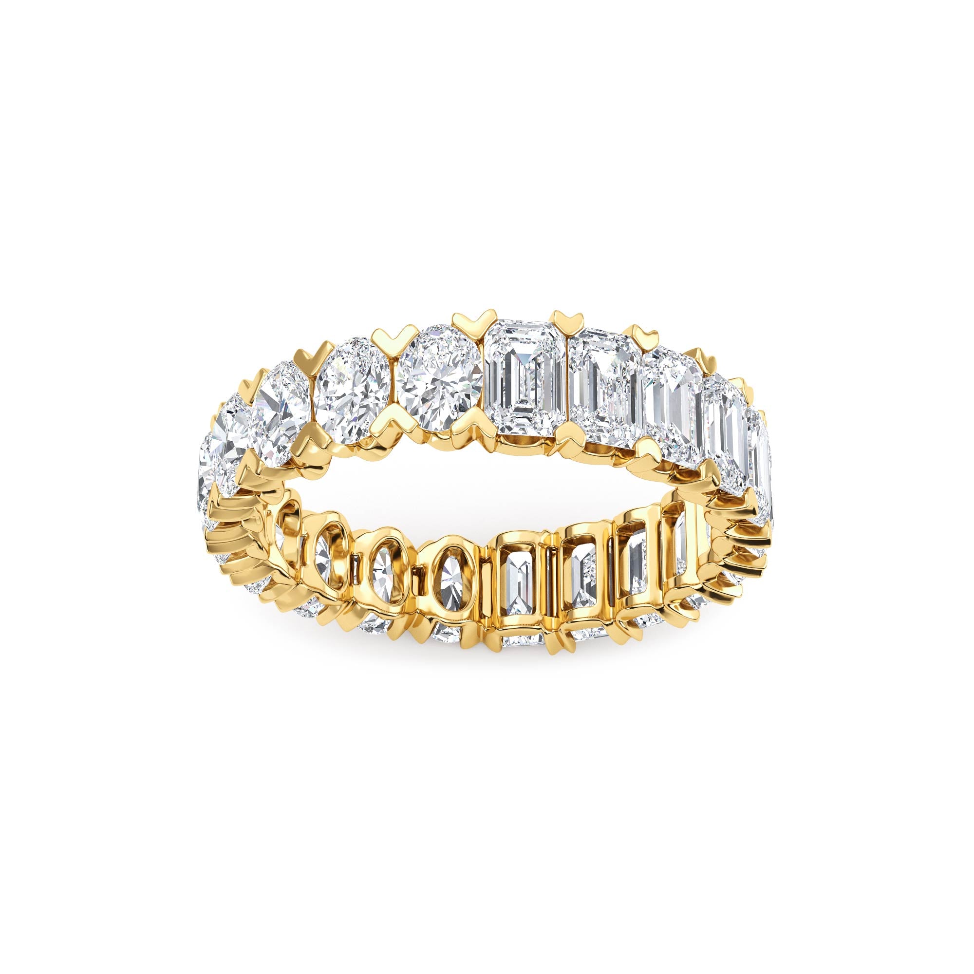 Veneto Ring - yellow gold jewellery-only view 1