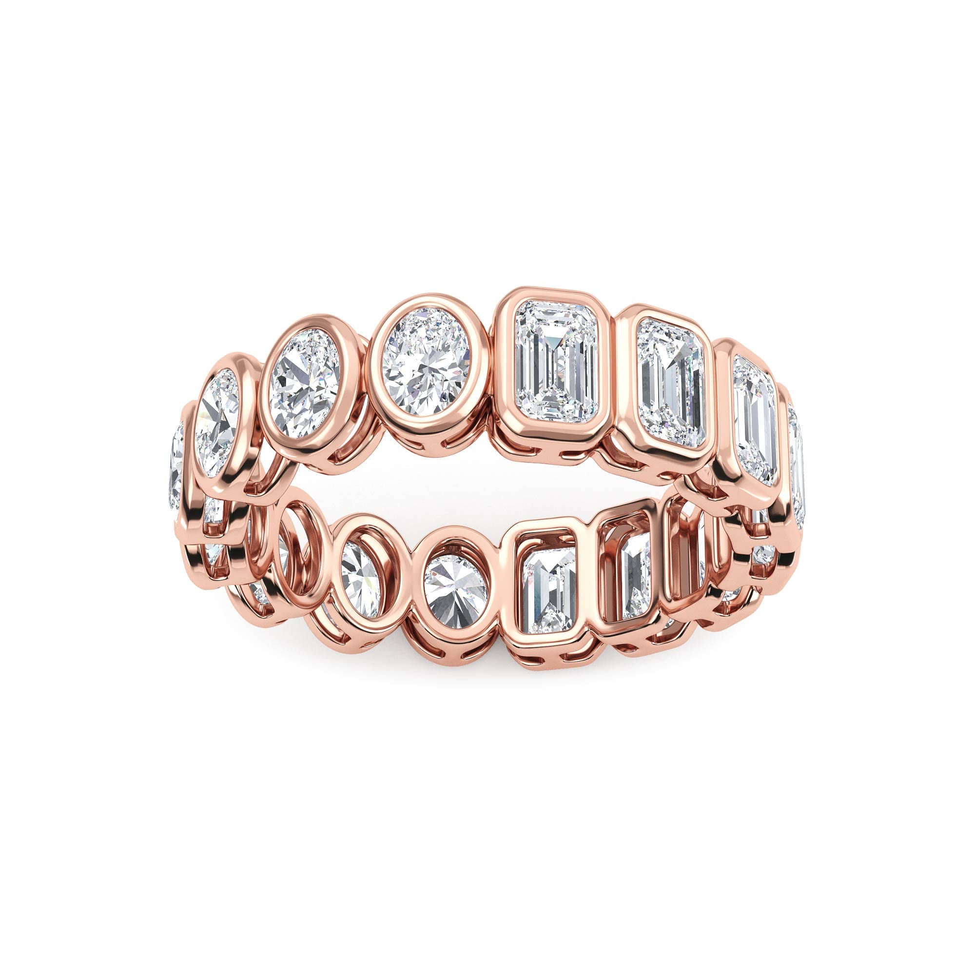 Rialto Band - rose gold jewellery-only view 3