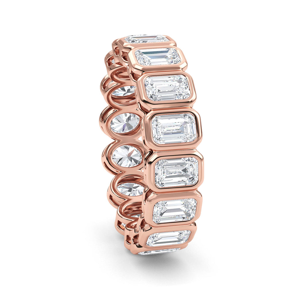 Rialto Band - rose gold - side/angle view
