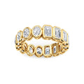 Rialto Band - yellow gold jewellery-only view 1