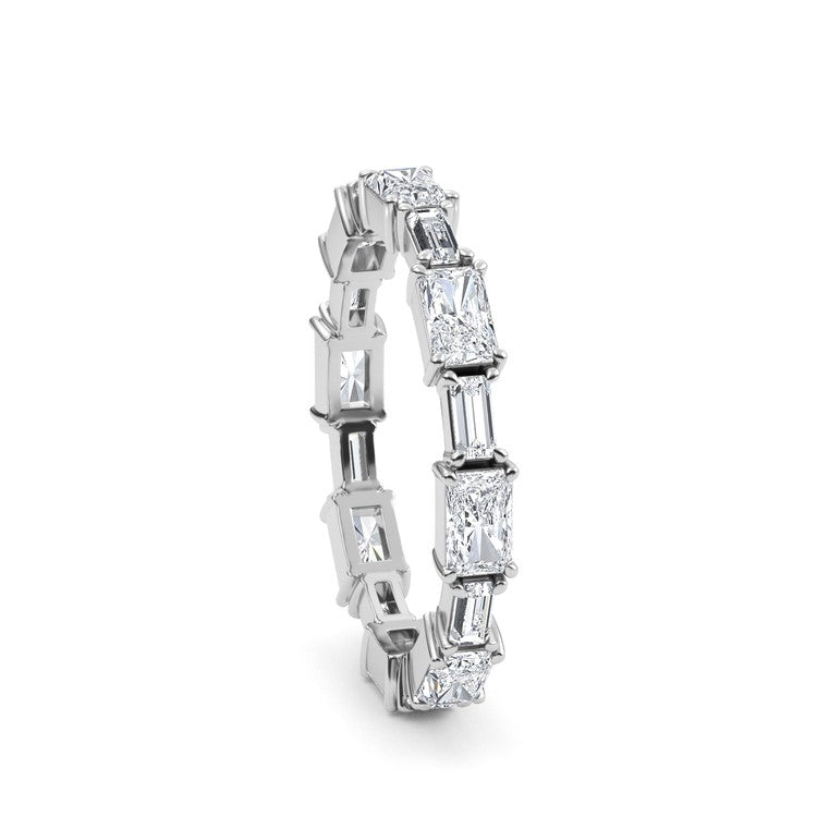 1.51ct Lab Diamond Band - W jewellery-only view 4