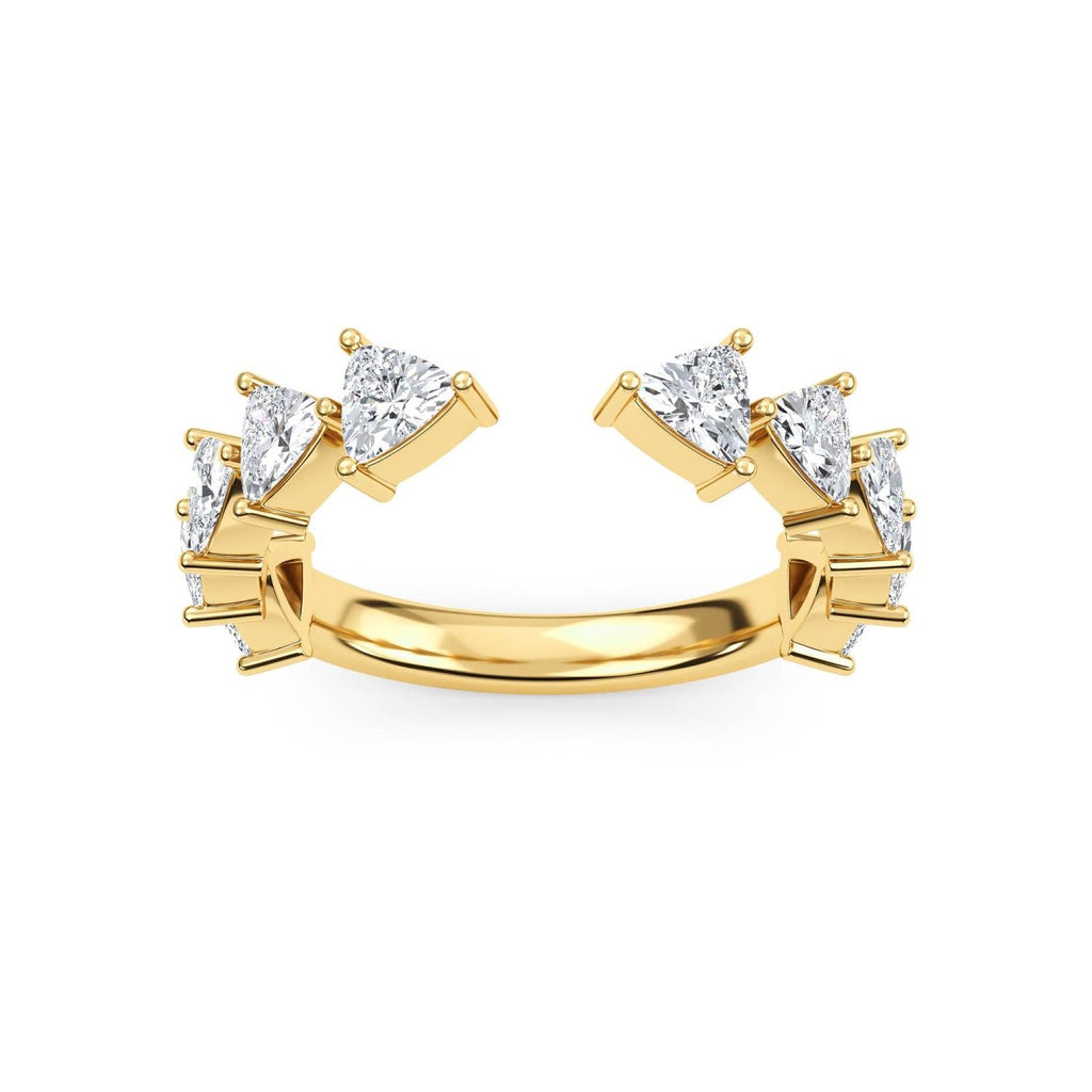 Bold Bezel 8ct Ring - yellow gold product image 1