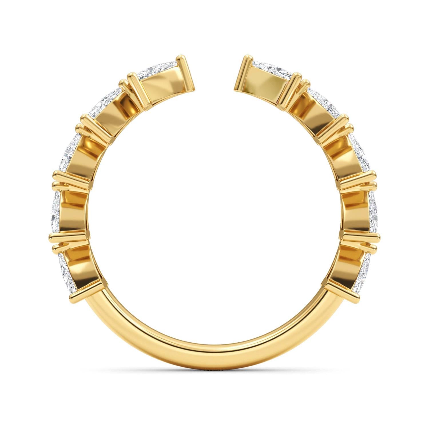 The Vela Band - yellow gold product image 4