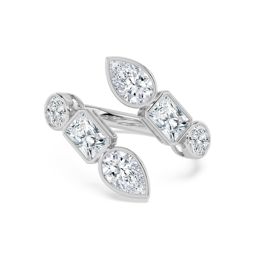 4.12ct Lab Diamond Ring in 9ct Gold - white gold product image 1