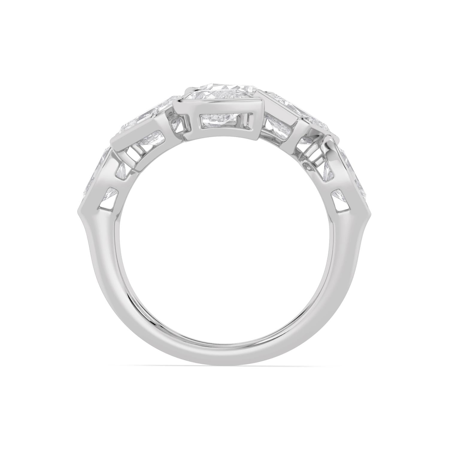 4.12ct Lab Diamond Ring in 9ct Gold - white gold product image 4