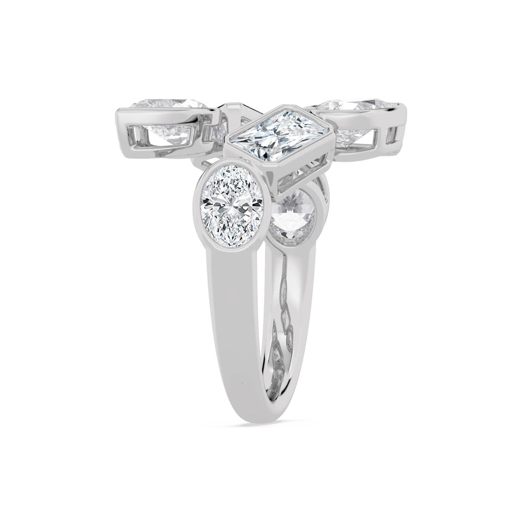 4.12ct Lab Diamond Ring in 9ct Gold - white gold product image 5