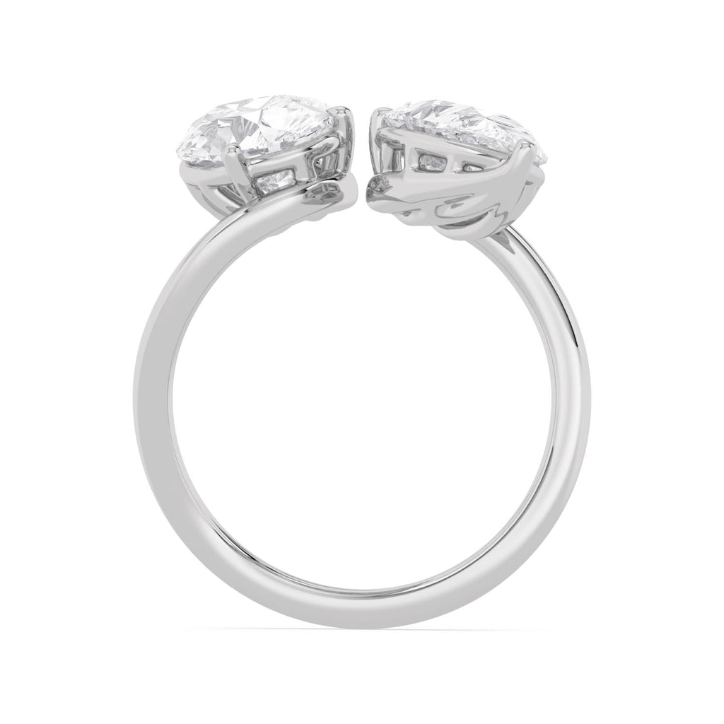 4.00ct Pear Lab Diamond Ring in 9ct Gold - white gold product image 4