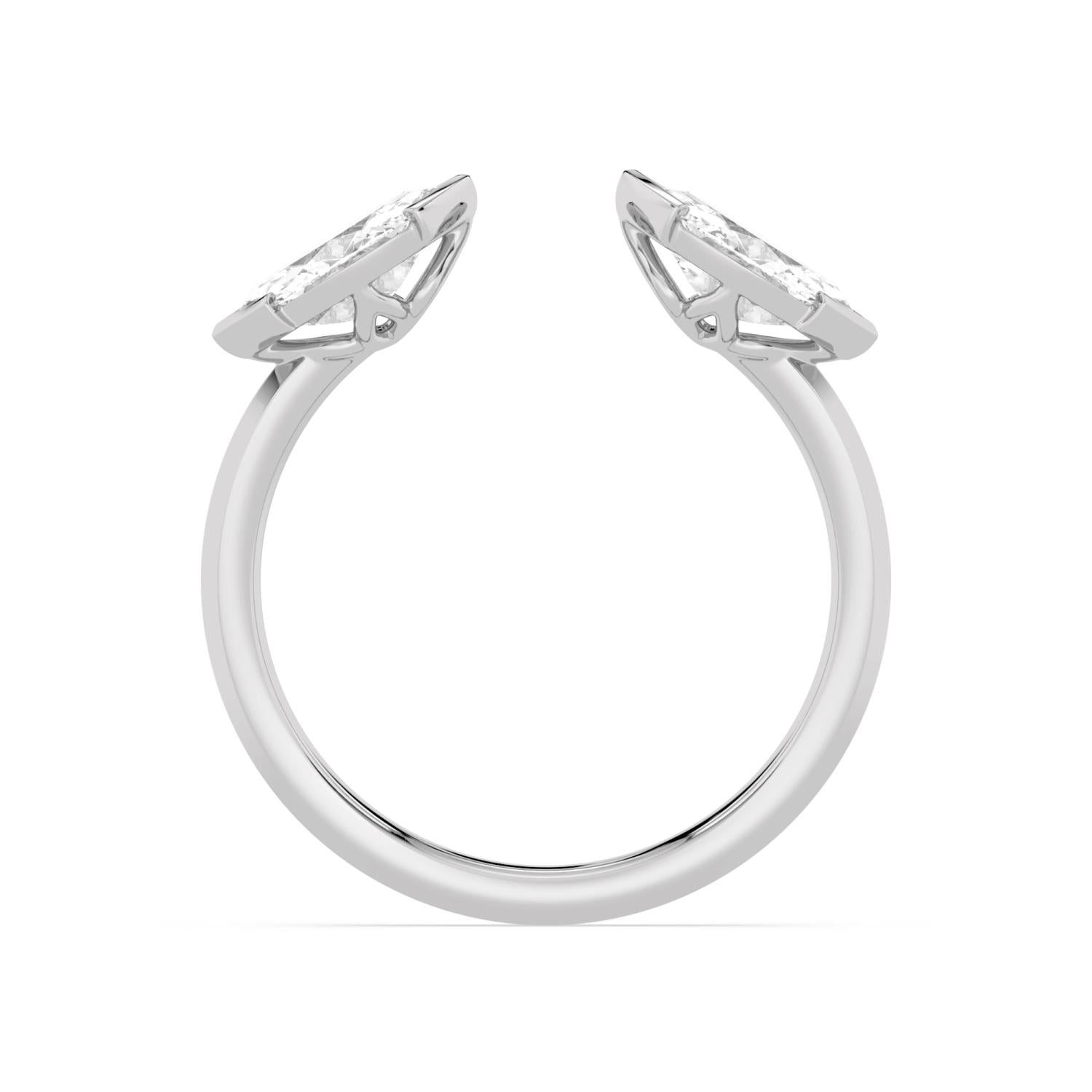 1.06ct Marquise Lab Diamond Ring in 9ct Gold - white gold product image 4