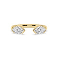 1.06ct Marquise Lab Diamond Ring in 9ct Yellow Gold - image 1