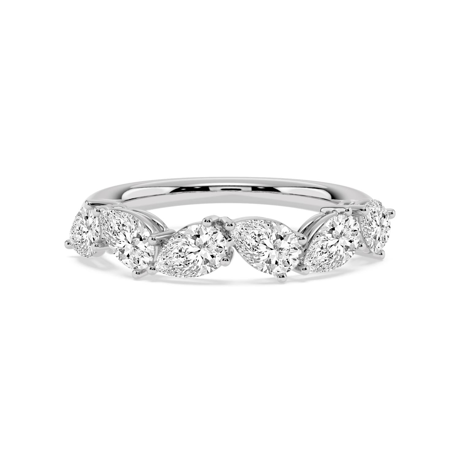 1.80ct Pear Lab Diamond Ring in 9ct Gold - white gold product image 1