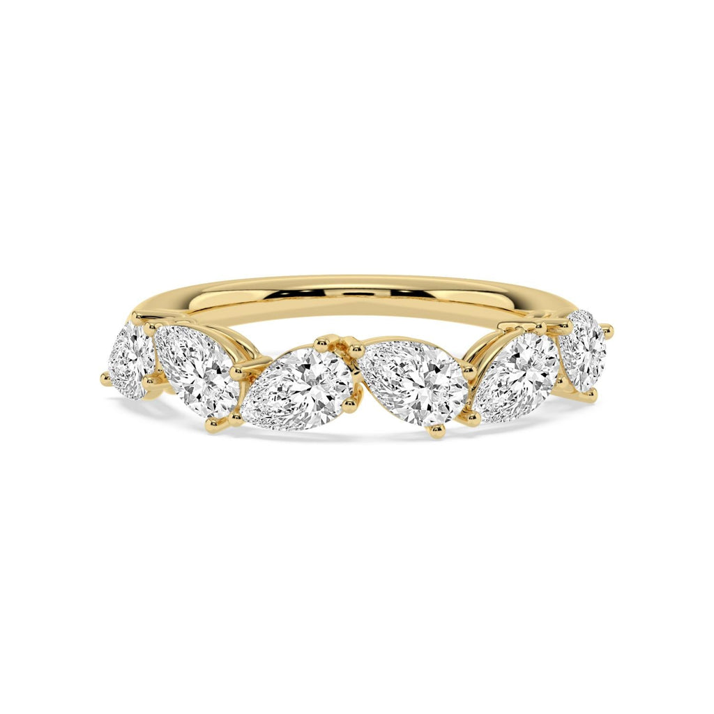 1.80ct Pear Lab Diamond Ring in 9ct Yellow Gold - image 1
