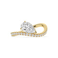 1.27ct Pear Lab Diamond Engagement Ring in Yellow Gold - product image 1