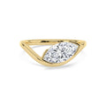 1.50ct Marquise Lab Diamond Ring in 9ct Yellow Gold - image 1