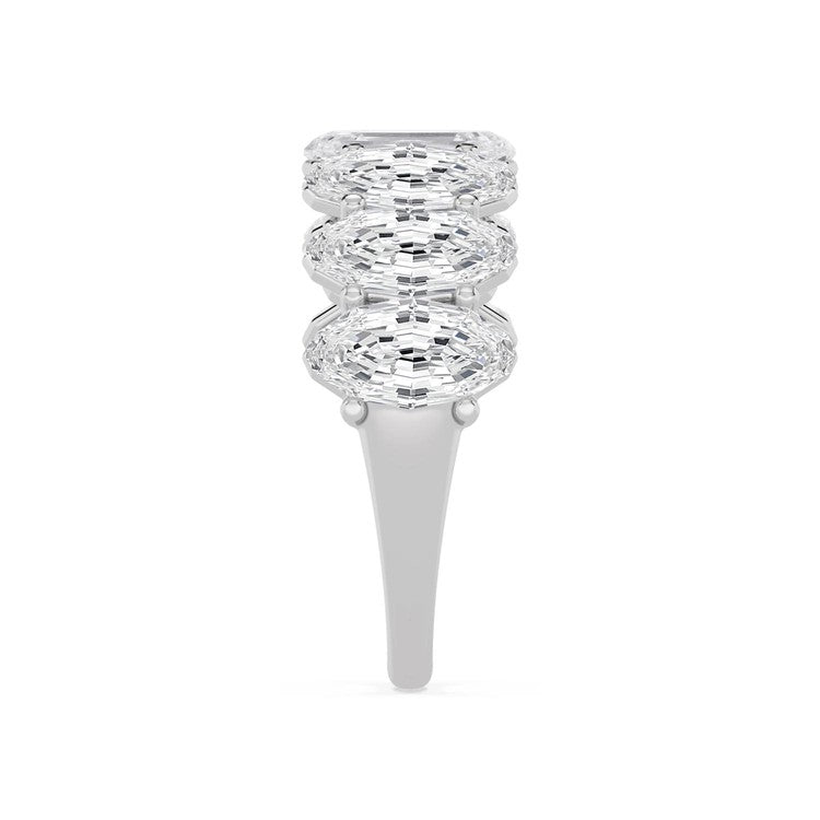 5.10ct Oval Lab Diamond Ring - W jewellery-only view 6