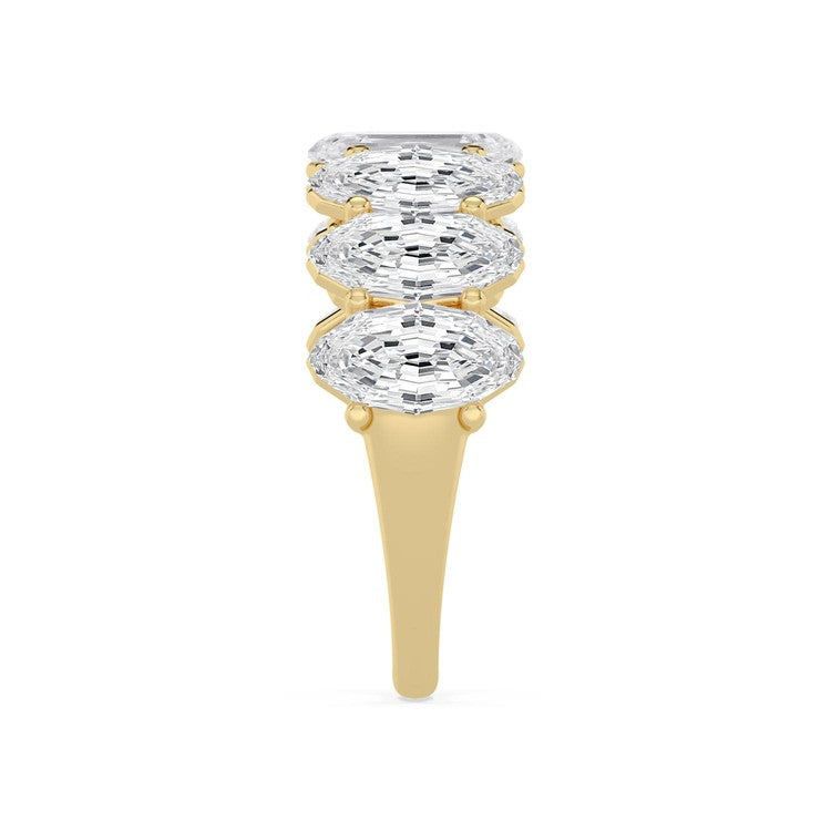 5.10ct Oval Lab Diamond Ring - Y jewellery-only view 3