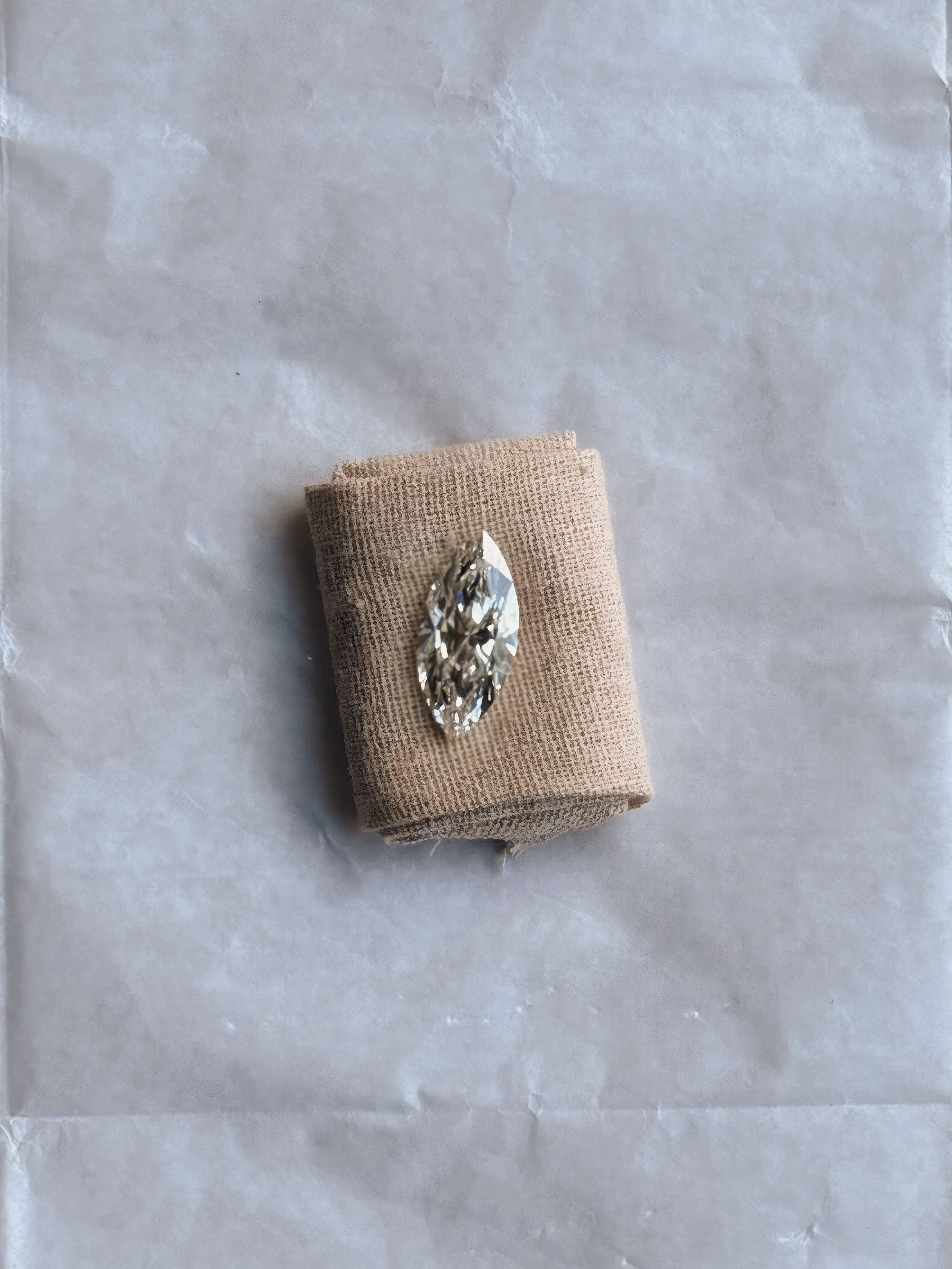 4.07ct Marquise Cut Lab Diamond