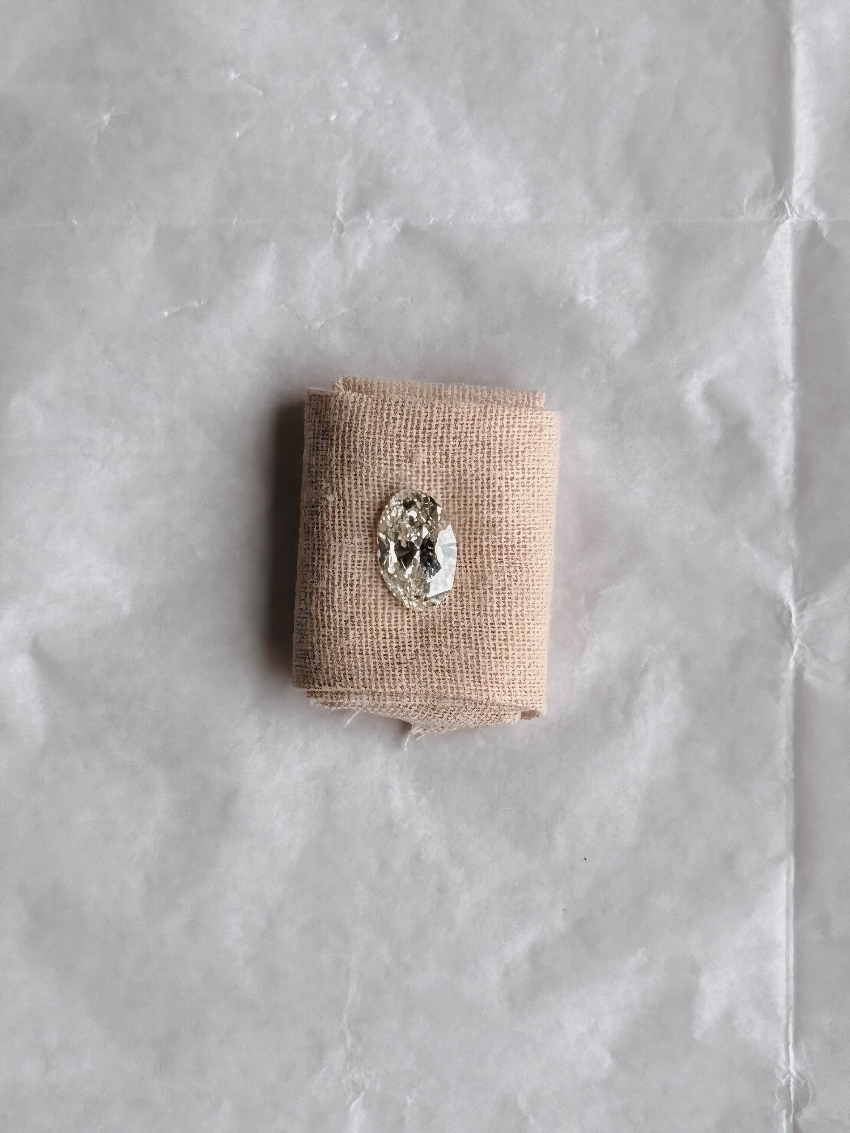 2ct Moval Cut Lab Diamond