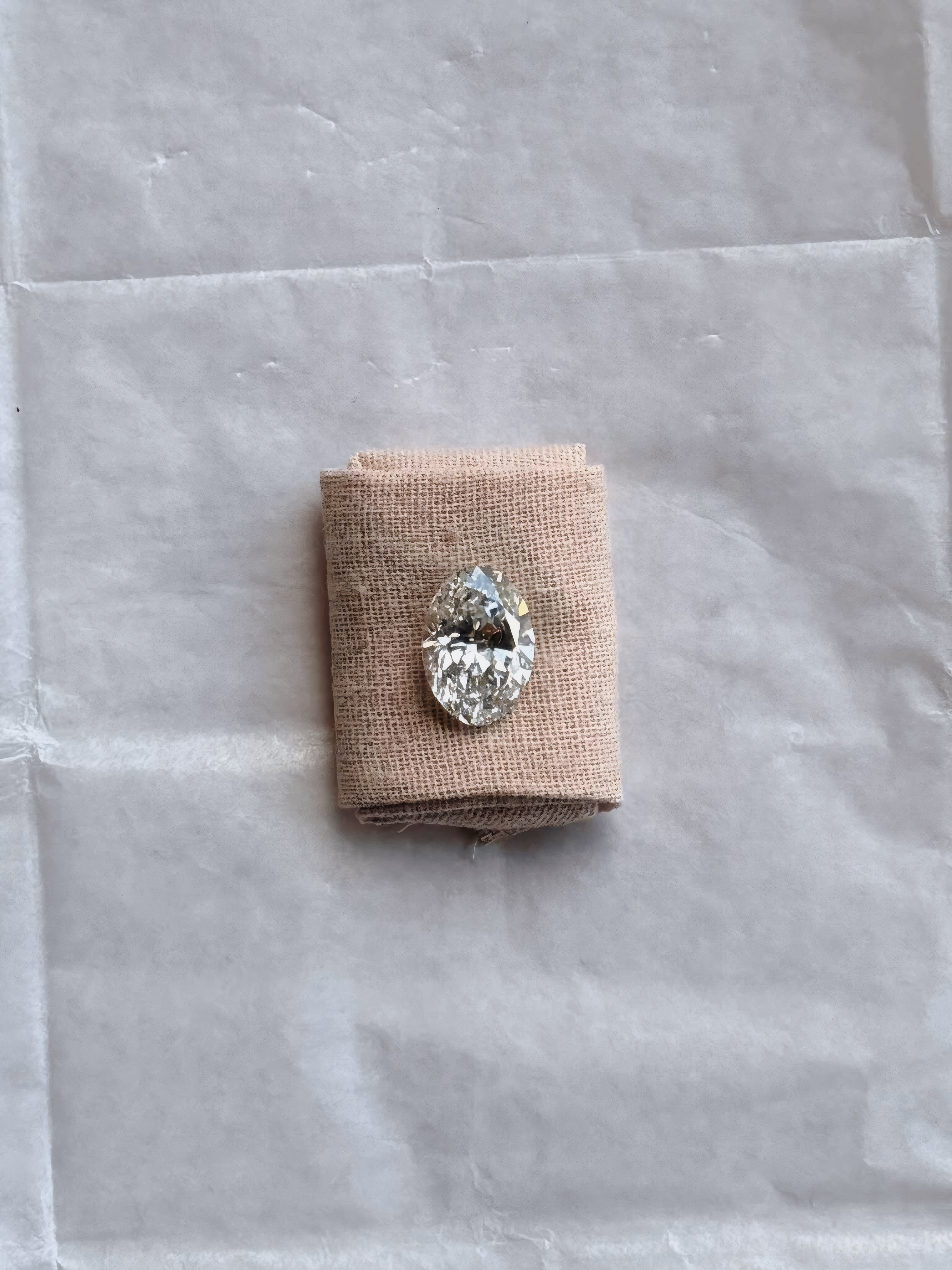 5.00ct Oval Cut Lab Diamond