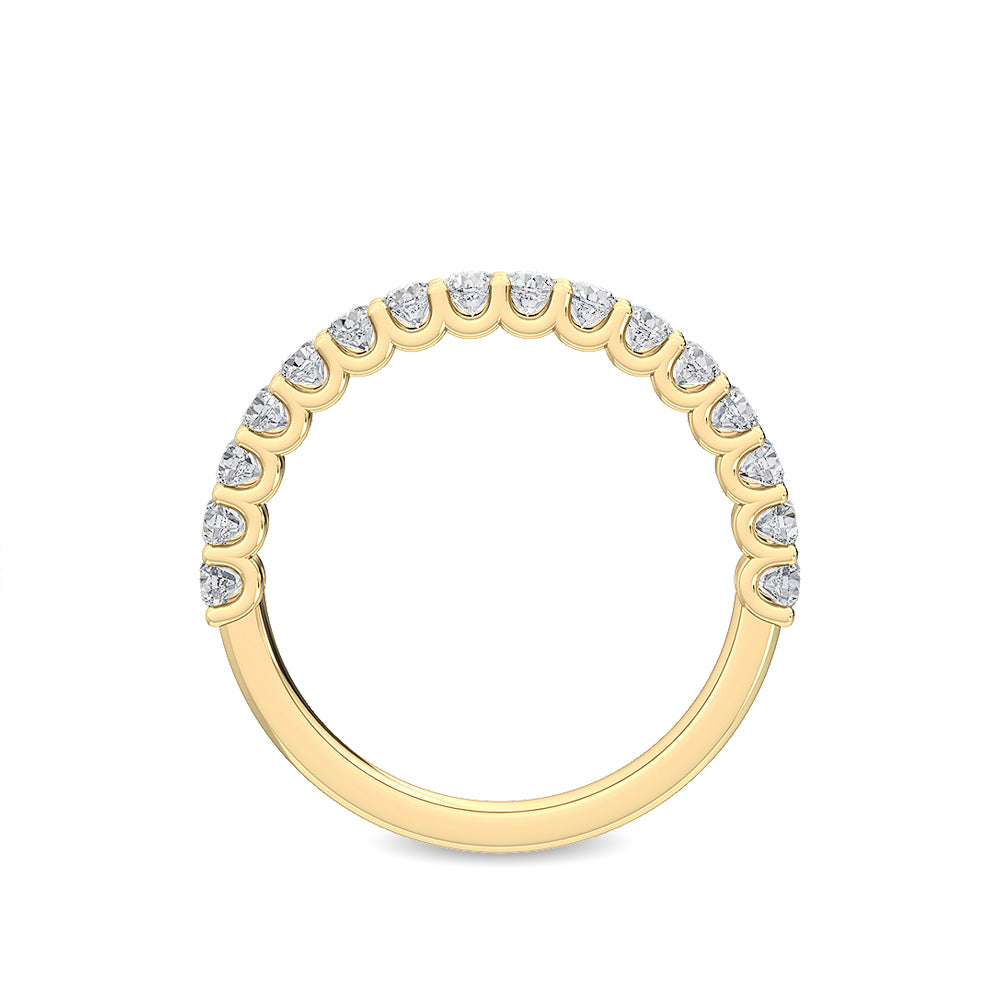 Classic Band Yellow Gold .50ct
